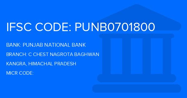 Punjab National Bank (PNB) C Chest Nagrota Baghwan Branch IFSC Code