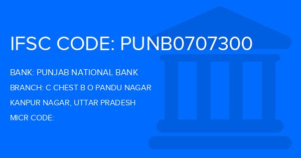 Punjab National Bank (PNB) C Chest B O Pandu Nagar Branch IFSC Code