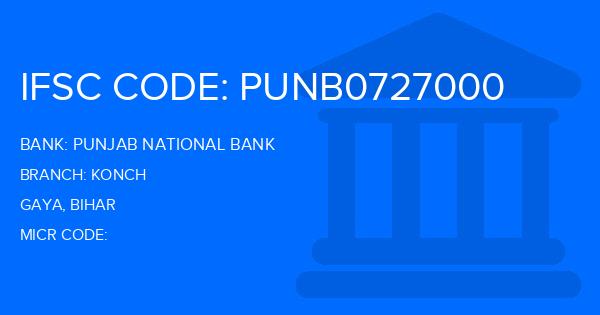 Punjab National Bank (PNB) Konch Branch IFSC Code