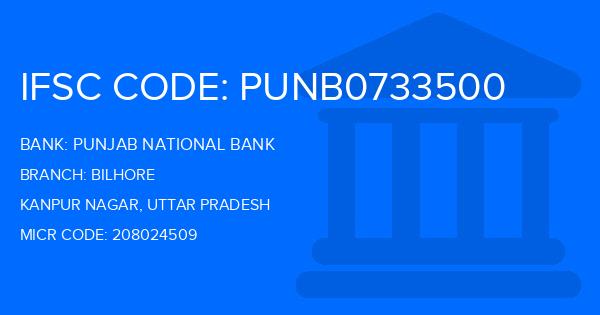 Punjab National Bank (PNB) Bilhore Branch IFSC Code