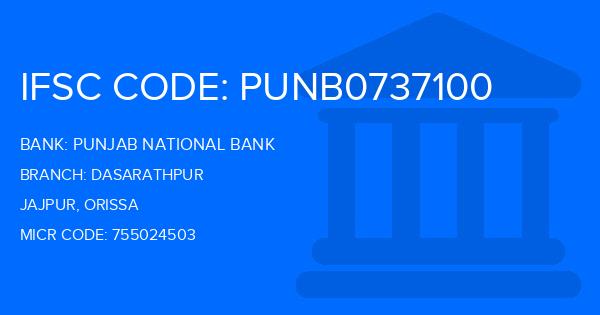 Punjab National Bank (PNB) Dasarathpur Branch IFSC Code