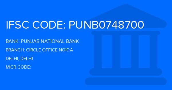 Punjab National Bank (PNB) Circle Office Noida Branch IFSC Code