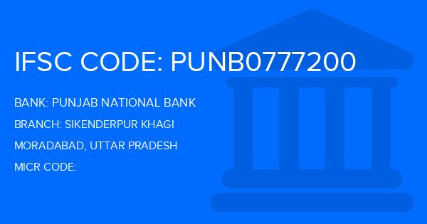 Punjab National Bank (PNB) Sikenderpur Khagi Branch IFSC Code