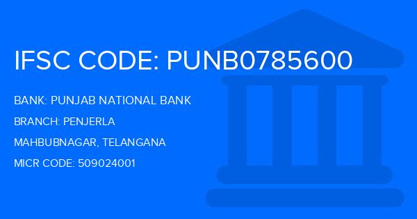 Punjab National Bank (PNB) Penjerla Branch IFSC Code