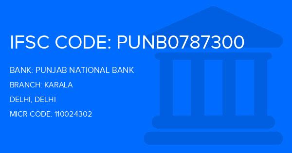 Punjab National Bank (PNB) Karala Branch IFSC Code