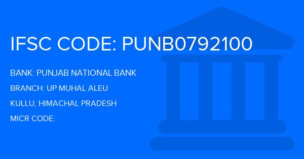 Punjab National Bank (PNB) Up Muhal Aleu Branch IFSC Code