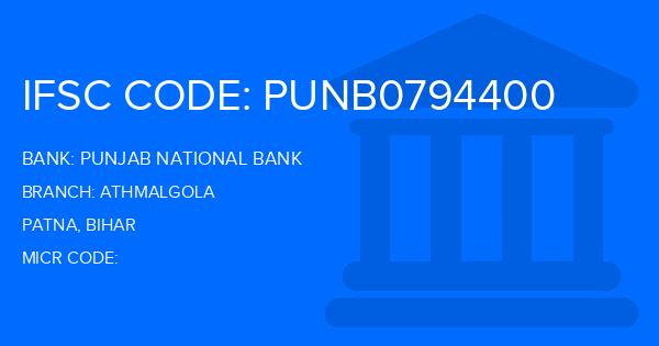 Punjab National Bank (PNB) Athmalgola Branch IFSC Code