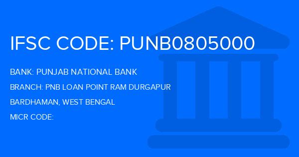 Punjab National Bank (PNB) Pnb Loan Point Ram Durgapur Branch IFSC Code