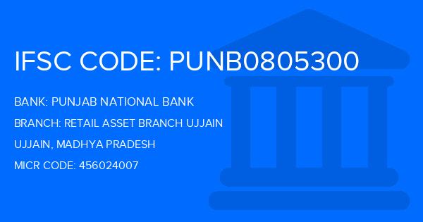 Punjab National Bank (PNB) Retail Asset Branch Ujjain Branch IFSC Code