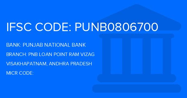 Punjab National Bank (PNB) Pnb Loan Point Ram Vizag Branch IFSC Code