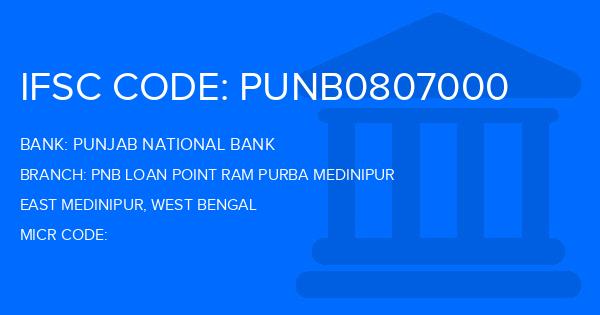 Punjab National Bank (PNB) Pnb Loan Point Ram Purba Medinipur Branch IFSC Code