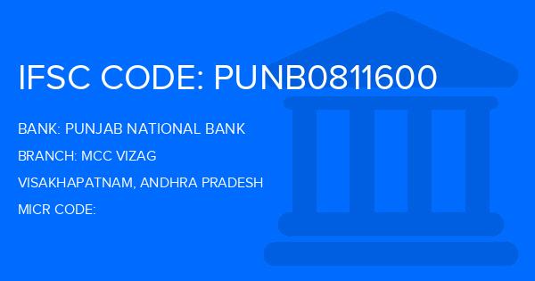 Punjab National Bank (PNB) Mcc Vizag Branch IFSC Code