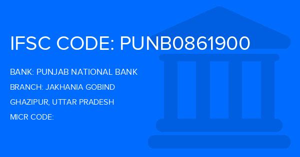 Punjab National Bank (PNB) Jakhania Gobind Branch IFSC Code