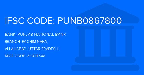 Punjab National Bank (PNB) Pachim Nara Branch IFSC Code