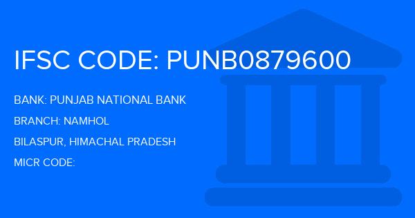 Punjab National Bank (PNB) Namhol Branch IFSC Code