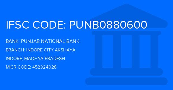 Punjab National Bank (PNB) Indore City Akshaya Branch IFSC Code
