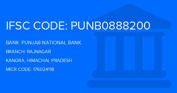 Punjab National Bank (PNB) Rajnagar Branch IFSC Code