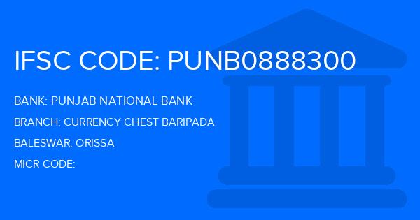 Punjab National Bank (PNB) Currency Chest Baripada Branch IFSC Code