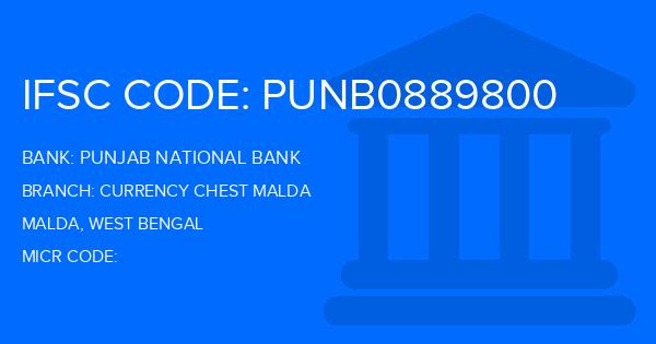 Punjab National Bank (PNB) Currency Chest Malda Branch IFSC Code