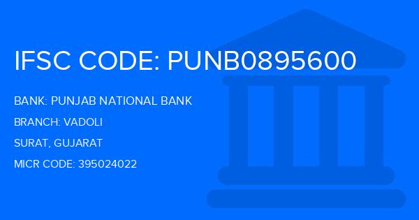 Punjab National Bank (PNB) Vadoli Branch IFSC Code