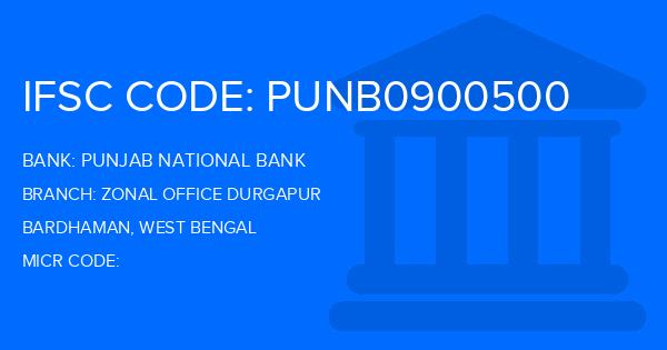 Punjab National Bank (PNB) Zonal Office Durgapur Branch IFSC Code