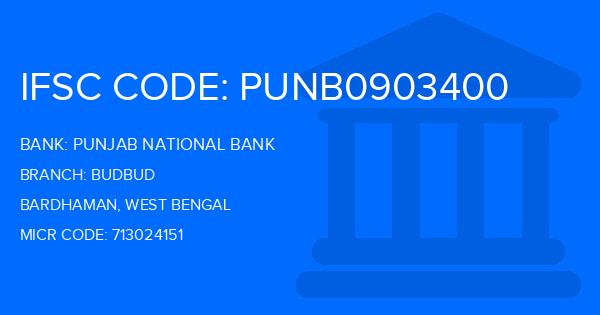 Punjab National Bank (PNB) Budbud Branch IFSC Code