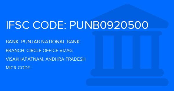 Punjab National Bank (PNB) Circle Office Vizag Branch IFSC Code