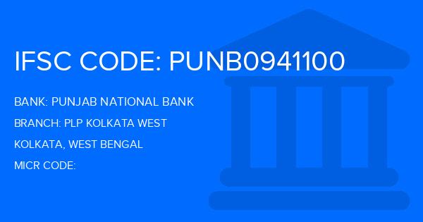 Punjab National Bank (PNB) Plp Kolkata West Branch IFSC Code
