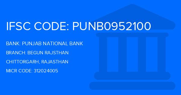 Punjab National Bank (PNB) Begun Rajsthan Branch IFSC Code
