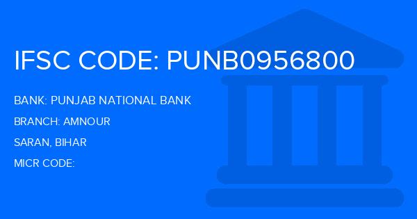 Punjab National Bank (PNB) Amnour Branch IFSC Code