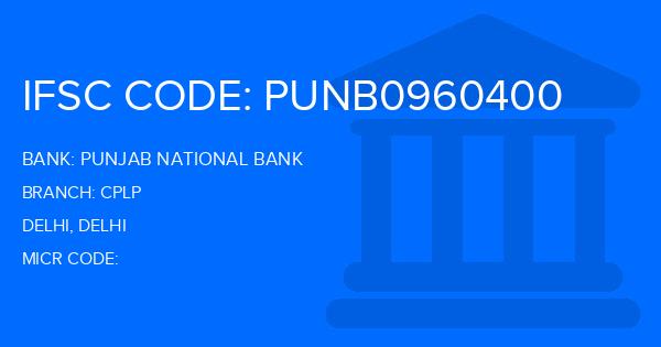 Punjab National Bank (PNB) Cplp Branch IFSC Code
