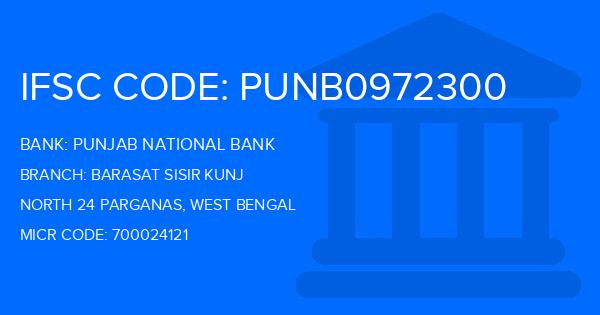 Punjab National Bank (PNB) Barasat Sisir Kunj Branch IFSC Code