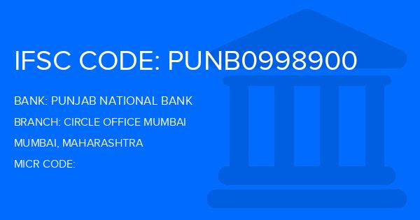 Punjab National Bank (PNB) Circle Office Mumbai Branch IFSC Code