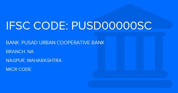 Pusad Urban Cooperative Bank Na Branch IFSC Code