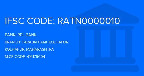 Rbl Bank Tarabai Park Kolhapur Branch IFSC Code