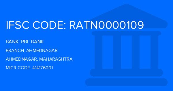 Rbl Bank Ahmednagar Branch IFSC Code