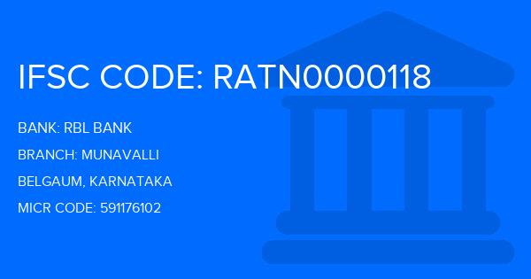 Rbl Bank Munavalli Branch IFSC Code