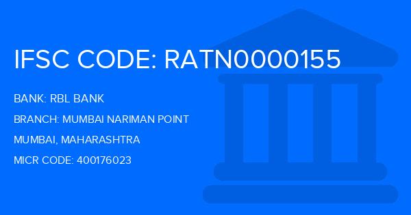 Rbl Bank Mumbai Nariman Point Branch IFSC Code