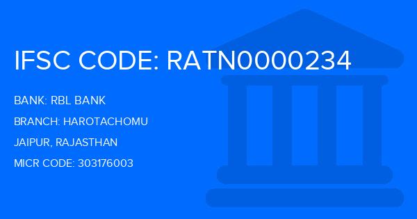 Rbl Bank Harotachomu Branch IFSC Code