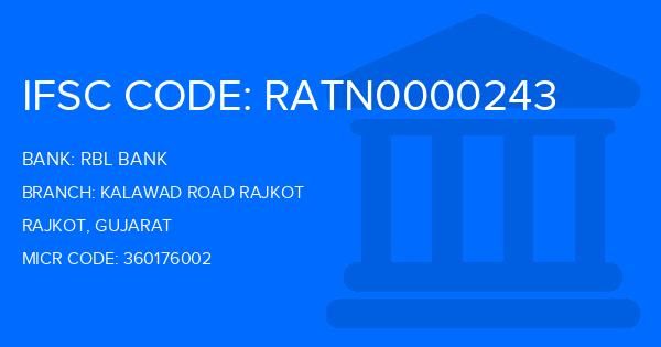 Rbl Bank Kalawad Road Rajkot Branch IFSC Code