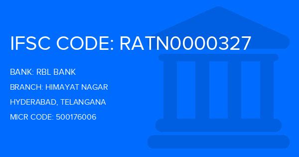 Rbl Bank Himayat Nagar Branch IFSC Code