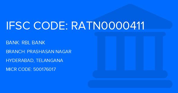 Rbl Bank Prashasan Nagar Branch IFSC Code