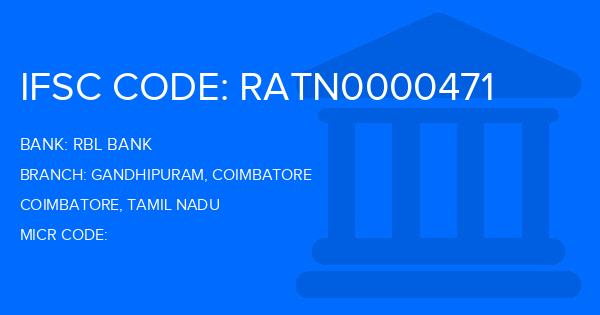 Rbl Bank Gandhipuram, Coimbatore Branch IFSC Code