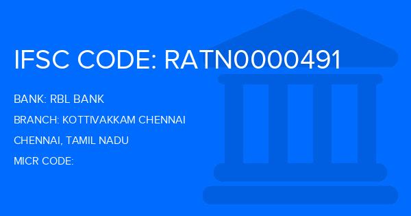 Rbl Bank Kottivakkam Chennai Branch IFSC Code