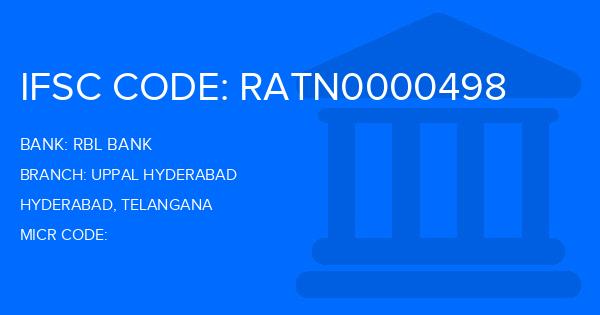 Rbl Bank Uppal Hyderabad Branch IFSC Code