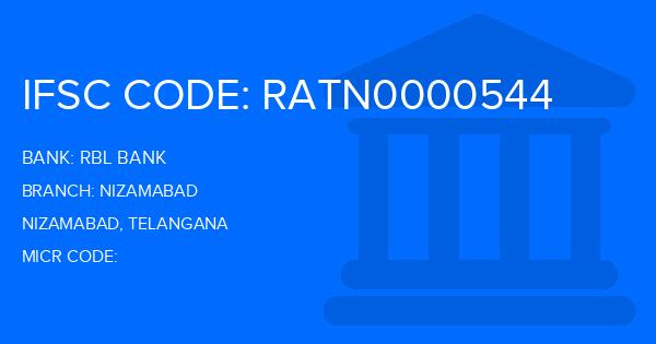 Rbl Bank Nizamabad Branch IFSC Code