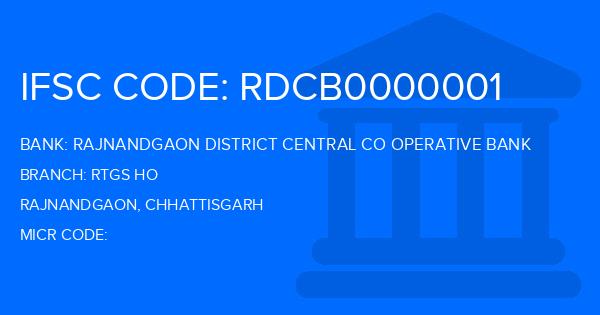 Rajnandgaon District Central Co Operative Bank Rtgs Ho Branch IFSC Code