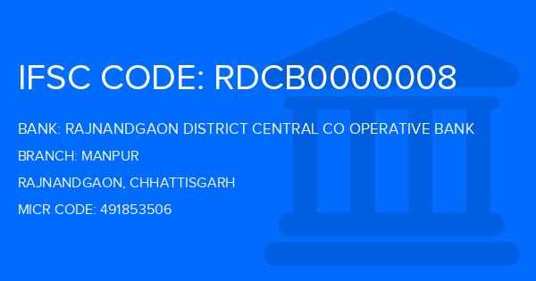 Rajnandgaon District Central Co Operative Bank Manpur Branch IFSC Code