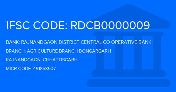 Rajnandgaon District Central Co Operative Bank Agriculture Branch Dongargarh Branch IFSC Code