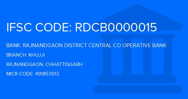 Rajnandgaon District Central Co Operative Bank Khujji Branch IFSC Code